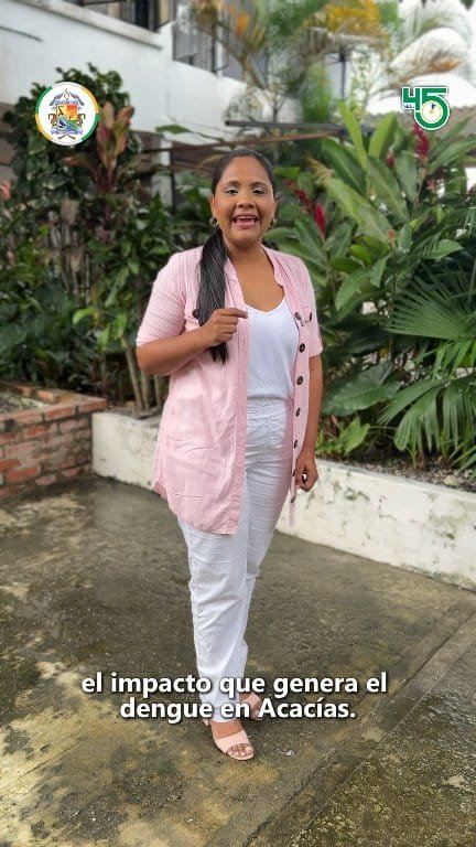 Hoy en 4⃣5⃣ Segundos⏳ 1⃣ Con prevención se trabaja contra el dengue.