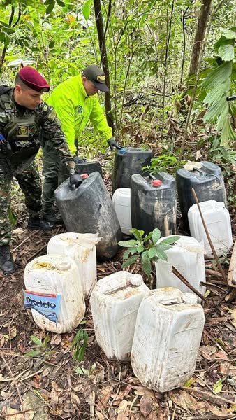 Duro golpe al narcotráfico en el Meta En una operación conjunta entre