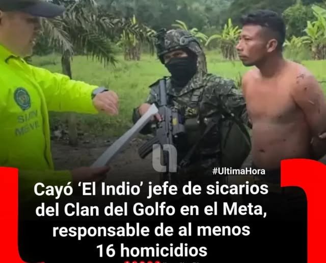 #Atención | Cayó el jefe de sicarios del Clan del Golfo en