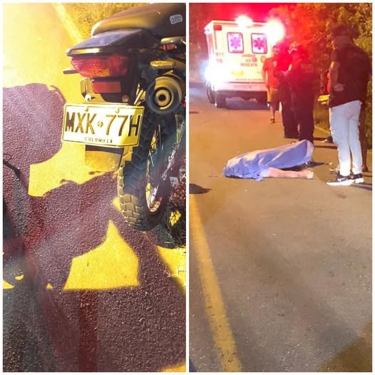 #Acacías #Accidente #Fallecido En la vía a la vereda la Esmeralda, en