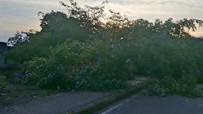 #Acacías #Tormenta A raíz de la tormenta de esta madrugada así amaneció