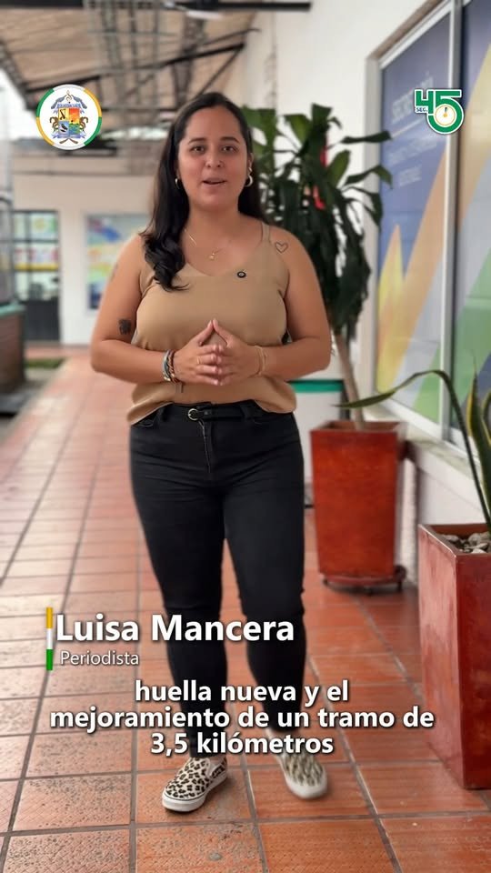 Hoy en 4⃣5⃣ Segundos⏳ 1⃣ Placas huella en veredas ya están en