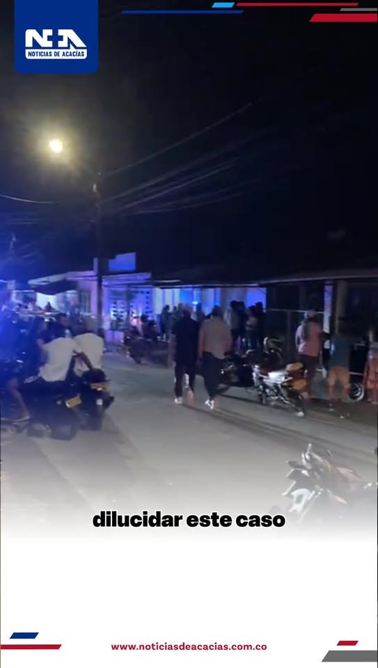 #Acacías #AtaqueSicarial Hace pocos minutos un ataque sicarial en el barrio Cimarrón