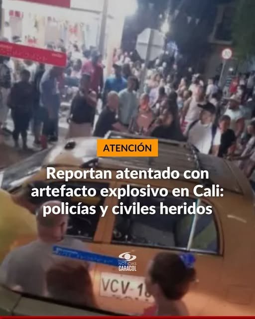 Las autoridades identificaron un nuevo atentado en la ciudad de Cali en