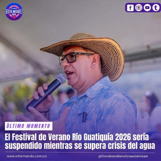 El Festival de Verano Río Guatiquía 2026 sería suspendido mientras se supera