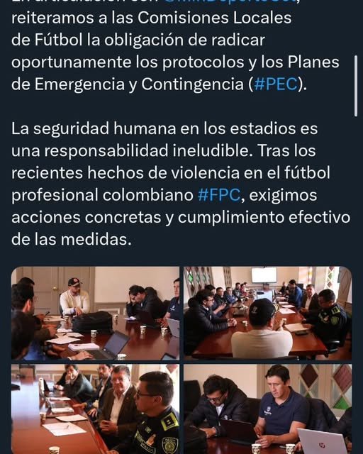¡Sin seguridad no hay fútbol! El Ministerio del Interior y el Ministerio