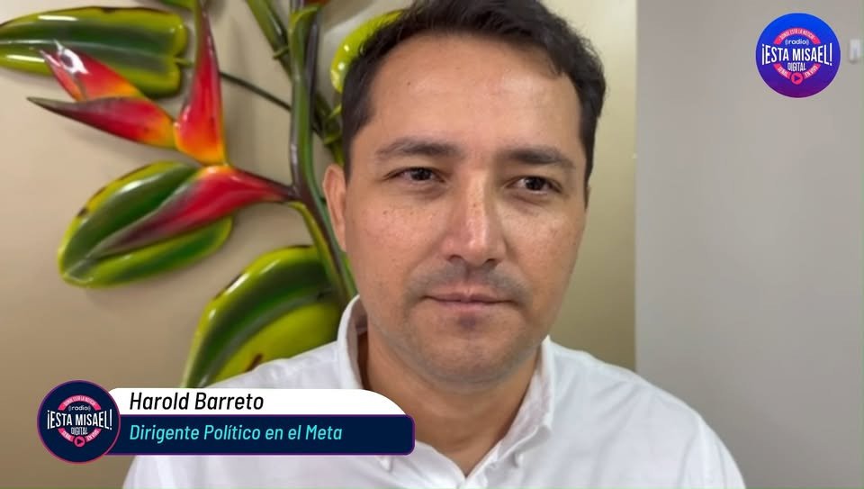 Harold Barreto, dirigente político en el Meta, reafirmó el trabajo incansable del