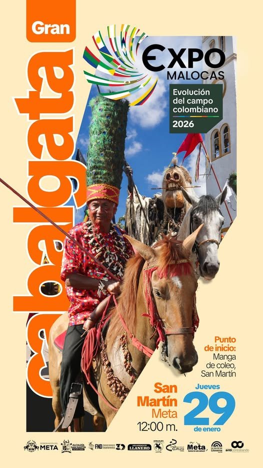 San Martín-Meta, escenario de la cabalgata Expomalocas 2026 San Martín será escenario