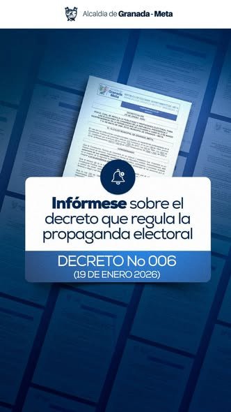 #Atención | Comunidad granadina La Alcaldía de Granada informa a la ciudadanía