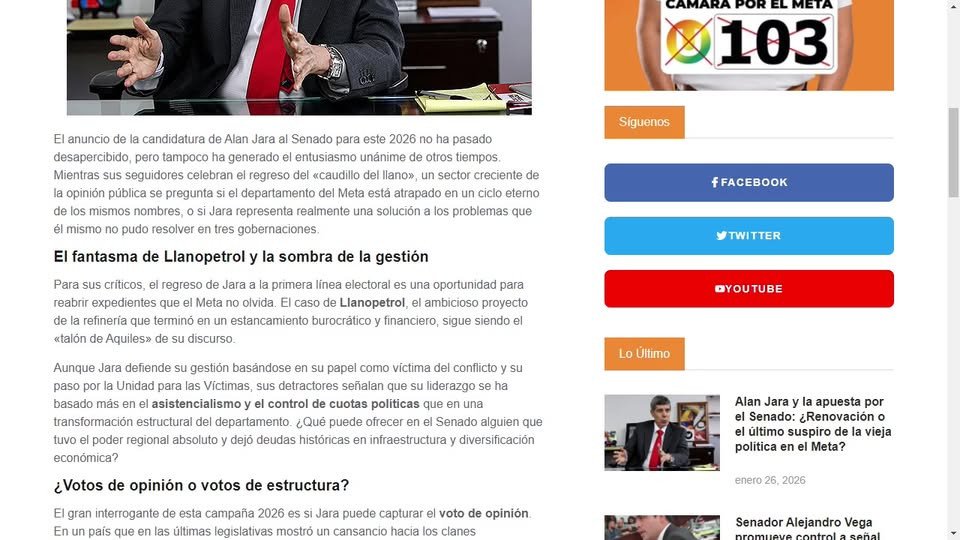 #Acacías #NoticiasDeAcacías #NoticiasDelMeta #InformaciónPolítica Las noticias para hoy lunes...